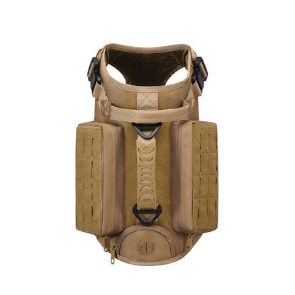 BAOTAC Tactical Dog Harness  Escape- Proof  Military Vest No Pulling  Working or Training Pet Vest for Medium & Large D9 version
