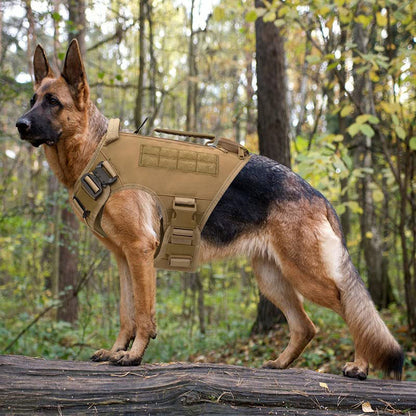 BAOTAC Tactical Dog Harness  Escape- Proof  Military Vest No Pulling  Working or Training Pet Vest for Medium & Large