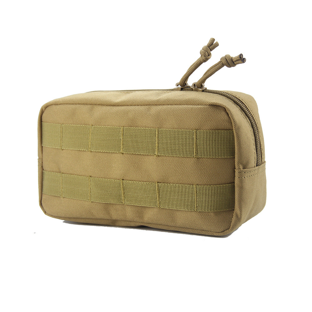 BAOTAC 9 inch Tactical Molle  Rectangular Zippered EDC Waist Pouch