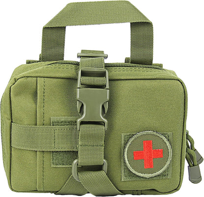 BAOTAC  Tactical  Molle Medical  Pouch, EMT First Aid  Quick Detach Rip-away Utility Tools Pouch for  Outdoor Activities Adventures and  Home Car Daily Used