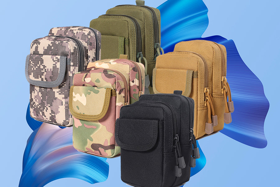 BAOTAC Tactical  Multipurpose Pouch Versatile Molle Mobile Phone  Pouch EDC Gadget Slim Utility Waist Bag