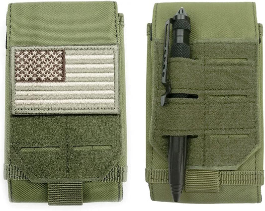 BAOTAC  Tactical Molle Cellphone  Case with Magic Sticker panel