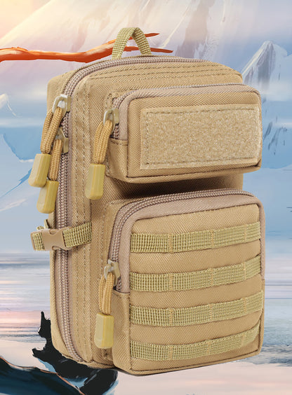 BAOTAC  Tactical Mini 3D Backpack Design  Molle Pouch, EDC Utility Tool Pouch, Tactical Phone Pouches, Admin Waist Pouches
