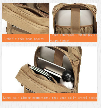 BAOTAC Tactical Sling Bag For Men Small Military Rover Shoulder Backpack EDC Chest Pack Molle  Range Bag